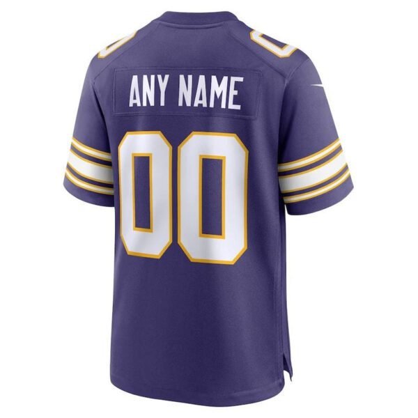 Camisa NFL Minnesota Vikings - Clássica - Versão de Jogo - Roxo - Imagen 3