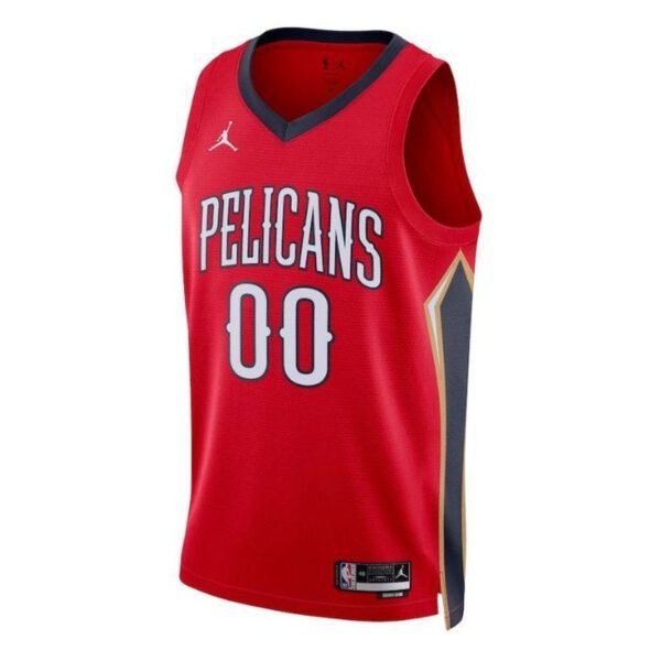 Camisa NBA - New Orleans Pelicans - 2023 - Edição de Impacto - Vermelho - Imagen 2
