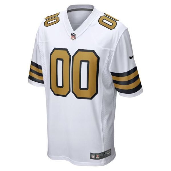 Camisa NFL New Orleans Saints - Versão Alternativa de Jogo - Branco - Imagen 2
