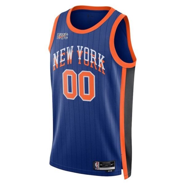 Camisa NBA - New York Knicks - 23/24 - Azul - Edição Cidade - Imagen 2