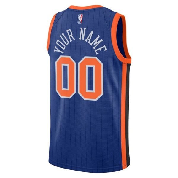 Camisa NBA - New York Knicks - 23/24 - Azul - Edição Cidade - Imagen 3