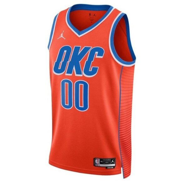 Camisa NBA - Oklahoma City Thunder - 2023 - Edição de Impacto - Laranja - Imagen 2