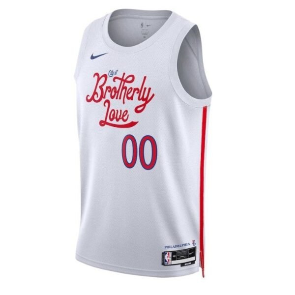 Camisa NBA - Philadelphia 76ers - 2023 - Edição Cidade - Branco - Imagen 2