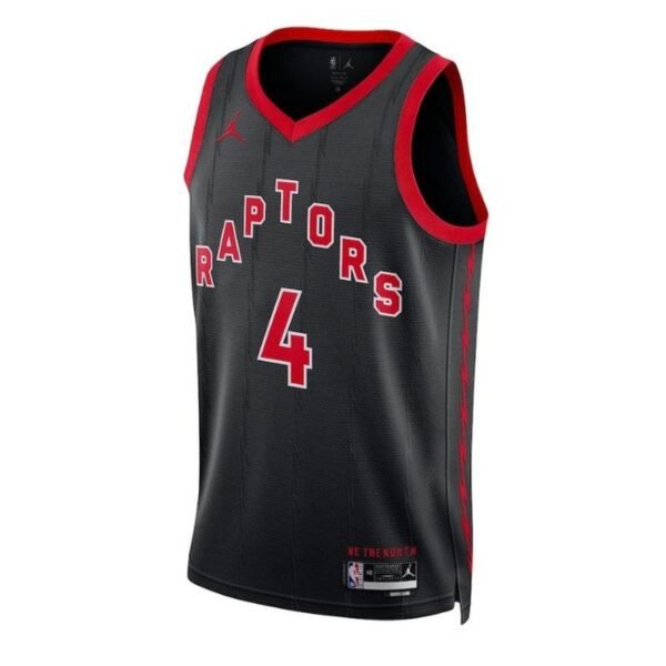 Camisa NBA Scottie Barnes - Toronto Raptors - 2023 - Edição de Impacto - Preto - Imagen 2