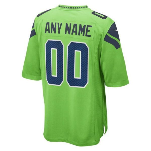 Camisa NFL Seattle Seahawks - Versão Alternativa de Jogo - Verde Neon - Imagen 3