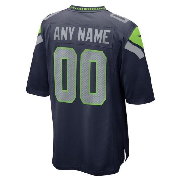 Camisa NFL Seattle Seahawks - Versão de Jogo - Azul Marinho - Imagen 3