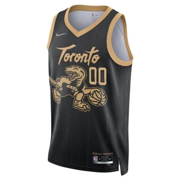 Camisa NBA - Toronto Raptors - 2021/22 - Edição Cidade - Preto - Imagen 2