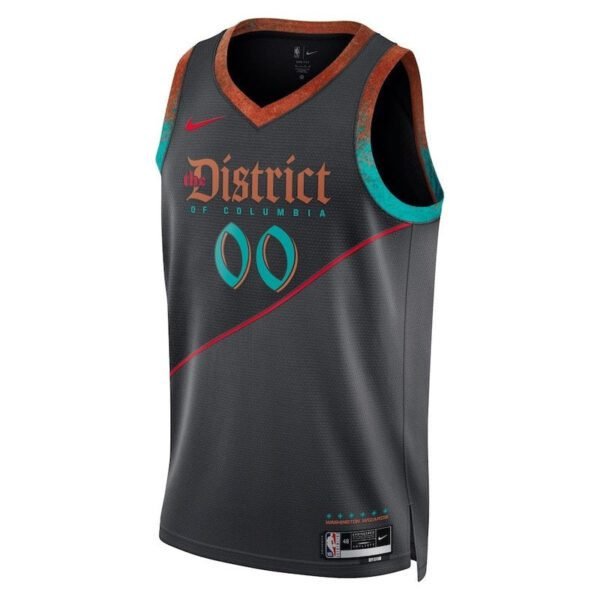 Camisa NBA - Washington Wizards - 23/24 - Preto - Edição Cidade - Imagen 2