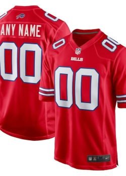 buffalo-bills-alternate-custom-nfl-game-jersey-red-1